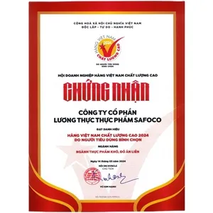 Sản phẩm 68d2599148cdc604622857 — Công Ty Cổ Phần Lương Thực Thực Phẩm SAFOCO — MST 0303752249
