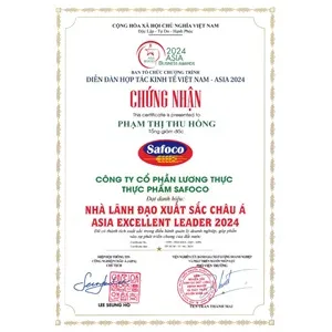Sản phẩm 68d25e4fc3005850336235 — Công Ty Cổ Phần Lương Thực Thực Phẩm SAFOCO — MST 0303752249