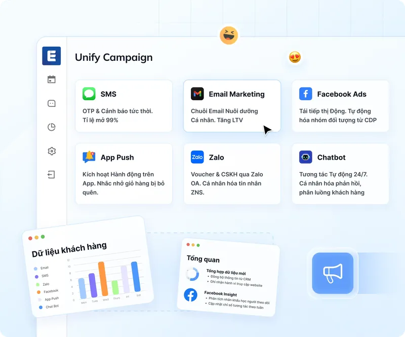 Sản phẩm UNIFY CAMPAIGN_sieu_nen 1 — Basebs - Công Ty CP Giải Pháp Kinh Doanh Nền Tảng — MST 0303797472
