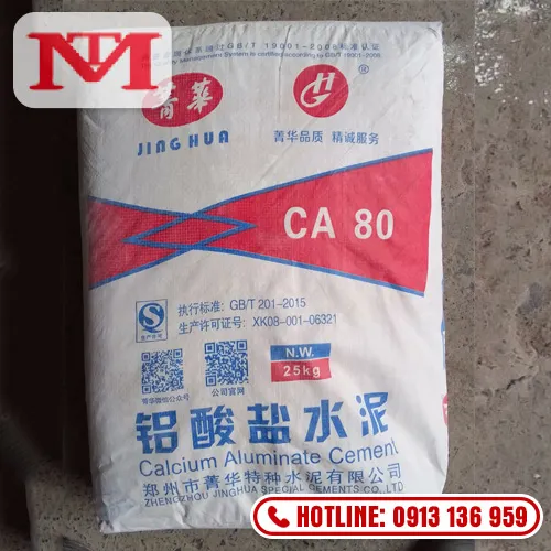 Sản phẩm Xi mang chiu nhiet Ca80.1 — Công Ty TNHH Sản Xuất Thương Mại Tiếng Mạnh — MST 0303883636