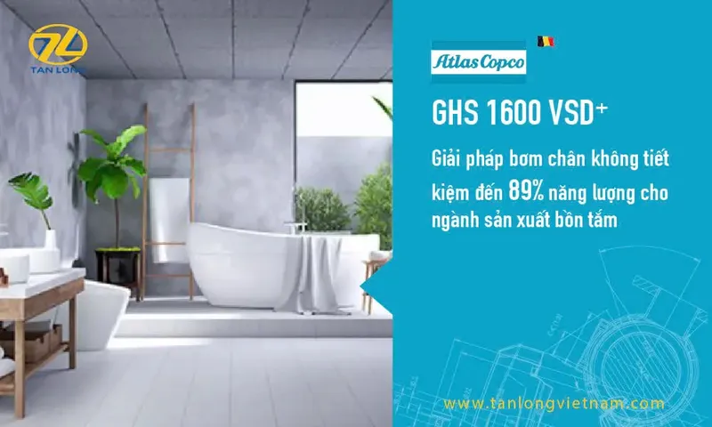 Sản phẩm Bom chan khong GHS 1600 VSD — Công Ty TNHH Giải Pháp Kỹ Thuật Tân Long — MST 0303889282