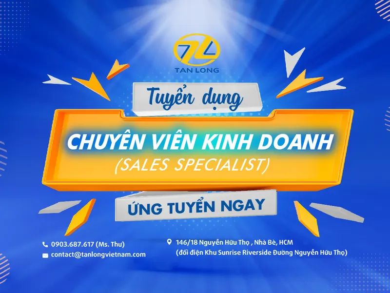 Sản phẩm SALES ENGINEER TANLONG — Công Ty TNHH Giải Pháp Kỹ Thuật Tân Long — MST 0303889282