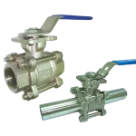 Sản phẩm TanLong_Valves 3 PC BALL VALVES SCREWED ENDS 150x150 — Công Ty TNHH Giải Pháp Kỹ Thuật Tân Long — MST 0303889282