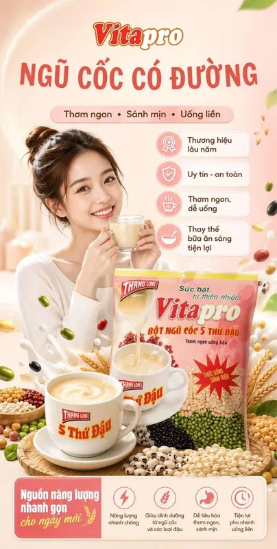 Sản phẩm ngu coc co duong vitapro — Công Ty TNHH Một Thành Viên Bột Dinh Dưỡng Thăng Long — MST 0303900715