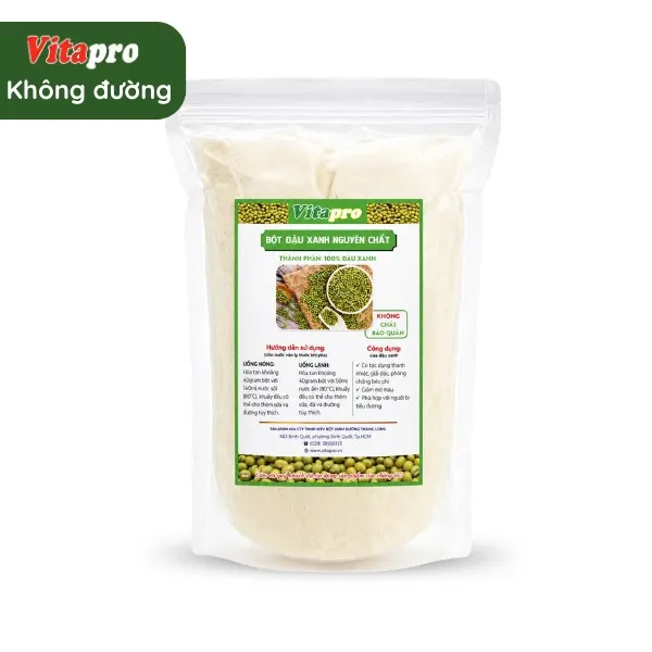 Sản phẩm bot dau xanh nguyen chat — Công Ty TNHH Một Thành Viên Bột Dinh Dưỡng Thăng Long — MST 0303900715