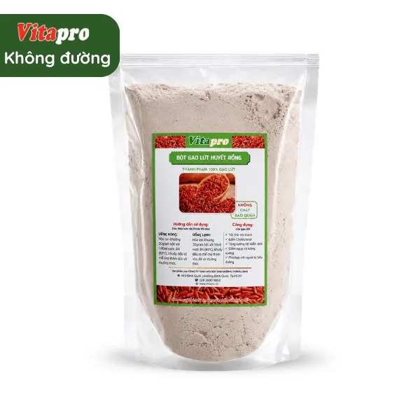 Sản phẩm bot gao luc huyet rong — Công Ty TNHH Một Thành Viên Bột Dinh Dưỡng Thăng Long — MST 0303900715