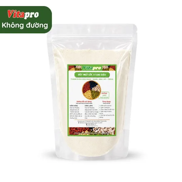 Sản phẩm bot ngu coc 5 loai dau — Công Ty TNHH Một Thành Viên Bột Dinh Dưỡng Thăng Long — MST 0303900715