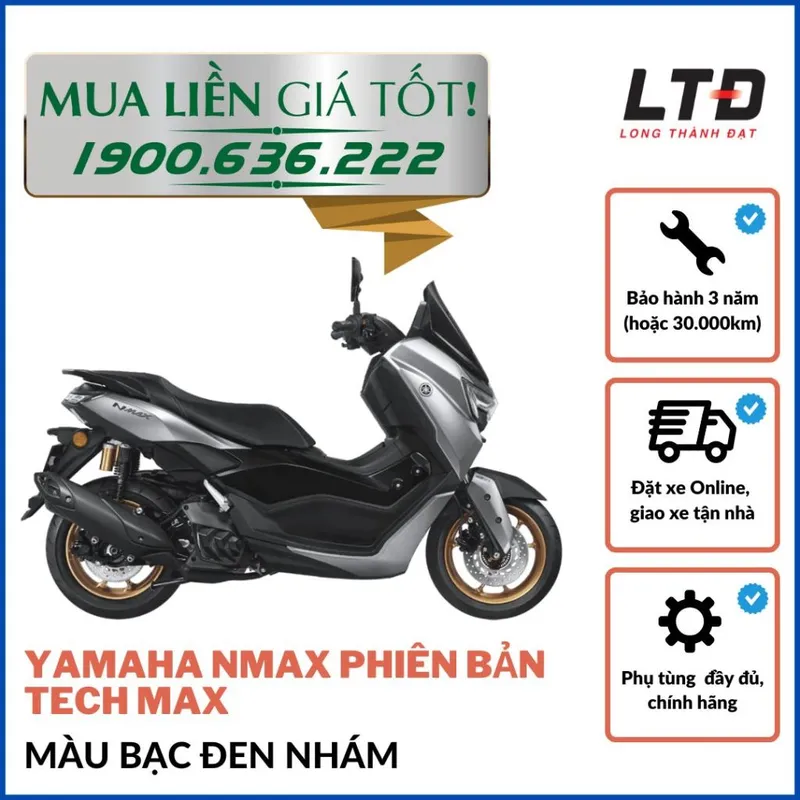 Sản phẩm yamaha nmax phien ban tech max bac — Công Ty TNHH Thương Mại Long Thành Đạt — MST 0304034850