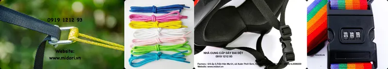 Sản phẩm 15279118650 — Dây Đai Dệt Midori - Công Ty TNHH Sản Xuất - Thương Mại Và Dịch Vụ Mi Đô Ri — MST 0304039062