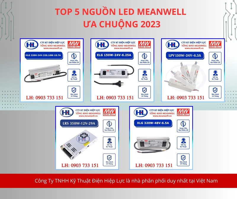 Sản phẩm top 5 nguon meanwell ban chay scaled 1 — Công Ty TNHH Kỹ Thuật Điện Hiệp Lực — MST 0304053148