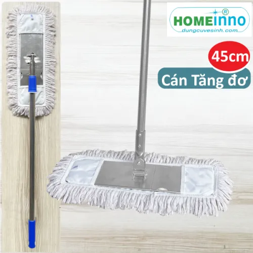 Sản phẩm cay lau bui cotton inox 45cm can tang do_s3896 — Dụng Cụ Vệ Sinh Homeinno - Công Ty TNHH Canh Tân Gia — MST 0304143151