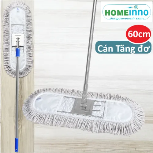 Sản phẩm cay lau bui cotton inox 60cm can tang do_s3898 — Dụng Cụ Vệ Sinh Homeinno - Công Ty TNHH Canh Tân Gia — MST 0304143151