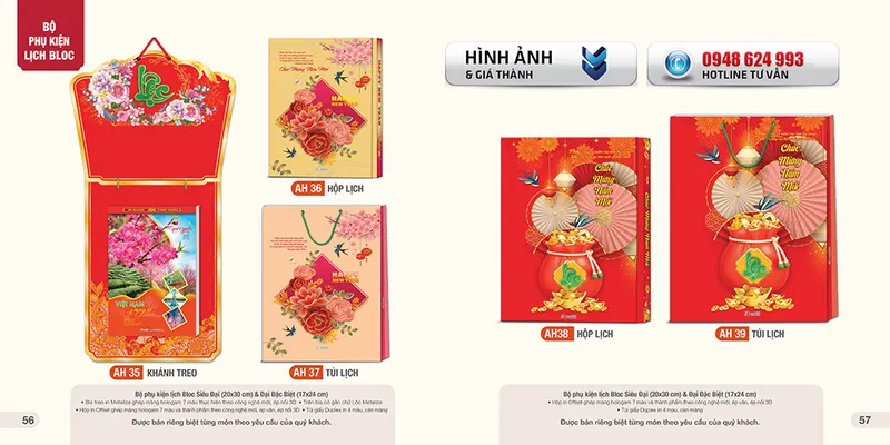 Sản phẩm lich 4 — Thiết Kế In ấn Lê Huy - Công Ty TNHH Sản Xuất - Thương Mại - Dịch Vụ Lê Huy — MST 0304228302