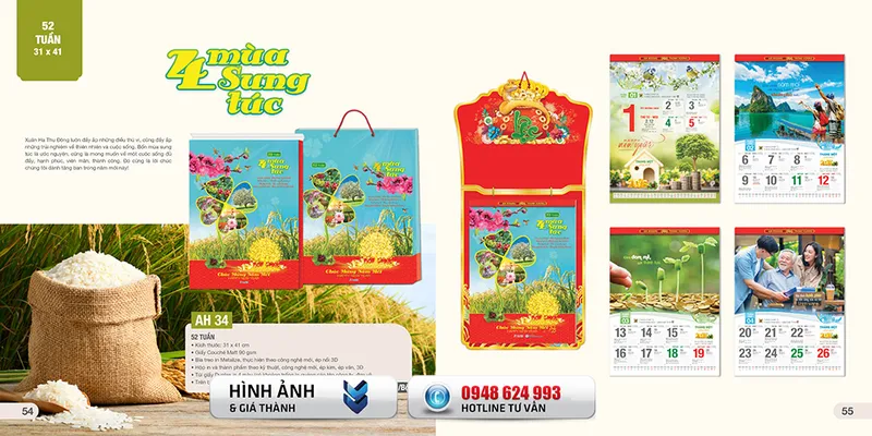 Sản phẩm lich 5 — Thiết Kế In ấn Lê Huy - Công Ty TNHH Sản Xuất - Thương Mại - Dịch Vụ Lê Huy — MST 0304228302
