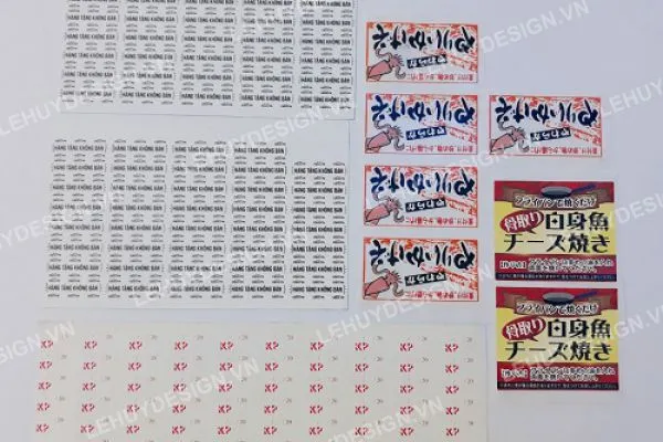 Sản phẩm xuong in decal trong — Thiết Kế In ấn Lê Huy - Công Ty TNHH Sản Xuất - Thương Mại - Dịch Vụ Lê Huy — MST 0304228302