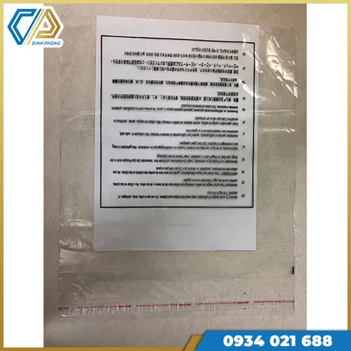Sản phẩm tui pe dan keo co in dung trong may mac — Bao Bì Nhựa Đỉnh Phong - Cơ Sở Bao Bì Nhựa Đỉnh Phong — MST 0304257085