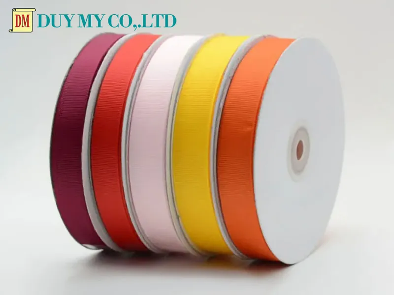 Sản phẩm grosgrain_ribbon — Dây Dệt Duy Mỹ - Công Ty TNHH Sản Xuất và Thương Mại Duy Mỹ — MST 0304309777