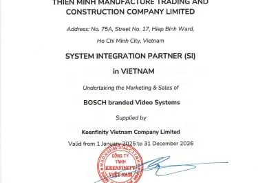 Sản phẩm bosch cn doi tac tich hop he thong si t1 2025 2457 — Thiên Minh - Công Ty TNHH Sản Xuất Thương Mại Và Xây Dựng Thiên Minh — MST 0304701529