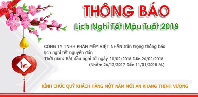 Sản phẩm thong_bao — Công Ty TNHH Phần Mềm Việt Nhân — MST 0304765339