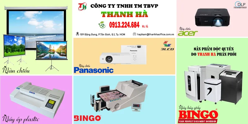 Sản phẩm may chieu thanh ha01203300 — Công Ty TNHH Thương Mại Thiết Bị Văn Phòng Thanh Hà — MST 0304833740