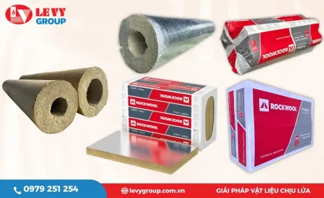 Sản phẩm bong khoang rockwool cach nhiet va cach am — Công Ty TNHH Vật Liệu Chịu Lửa Lê Vỹ — MST 0304864724