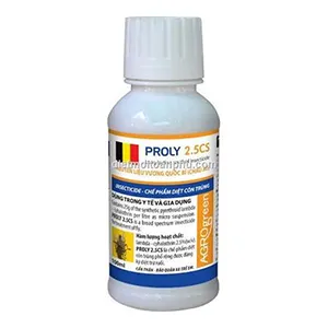 Sản phẩm thuoc diet ruoi Proly — Công Ty TNHH Sản Xuất Thương Mại Dịch Vụ Nhà Sạch Hoàn Mỹ — MST 0304870559