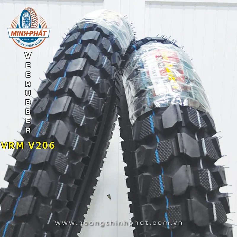 Sản phẩm vo xe may veerubber v206 hoangthinhphat — Công Ty TNHH Xuất Nhập Khẩu Lốp Xe Thịnh Phát — MST 0304884696