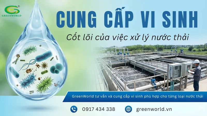 Sản phẩm cung cap vi sinh — Công Ty Cổ Phần Kỹ Thuật Môi Trường Thế Giới Xanh — MST 0304903187