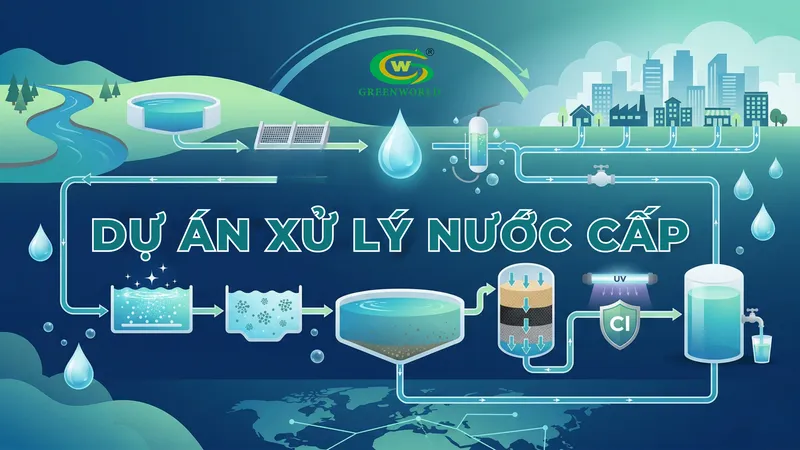 Sản phẩm du an xu ly nuoc cap — Công Ty Cổ Phần Kỹ Thuật Môi Trường Thế Giới Xanh — MST 0304903187