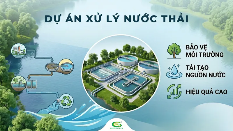 Sản phẩm du an xu ly nuoc thai — Công Ty Cổ Phần Kỹ Thuật Môi Trường Thế Giới Xanh — MST 0304903187