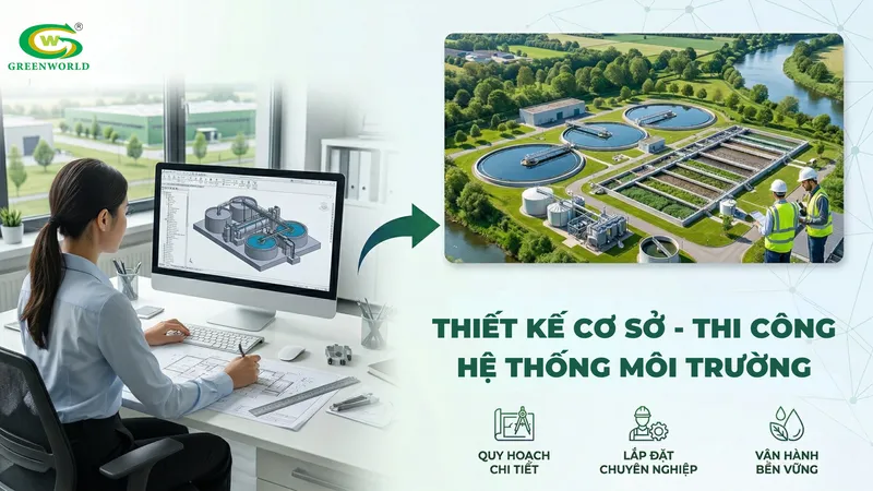 Sản phẩm thiet ke co so thi cong he thong moi truong — Công Ty Cổ Phần Kỹ Thuật Môi Trường Thế Giới Xanh — MST 0304903187