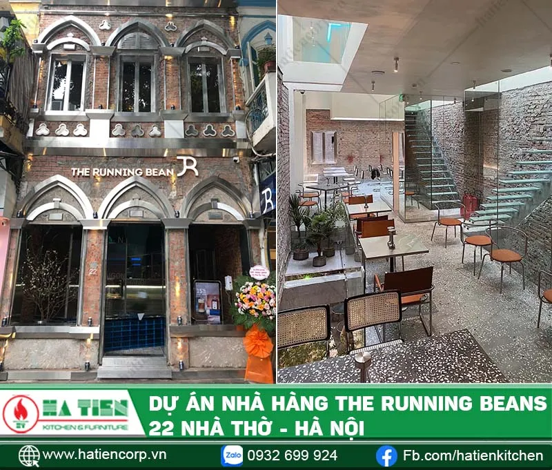 Sản phẩm thiet ke noi that quan cafe the running beans — Công Ty TNHH Sản Xuất Thương Mại Hà Tiên — MST 0304949583