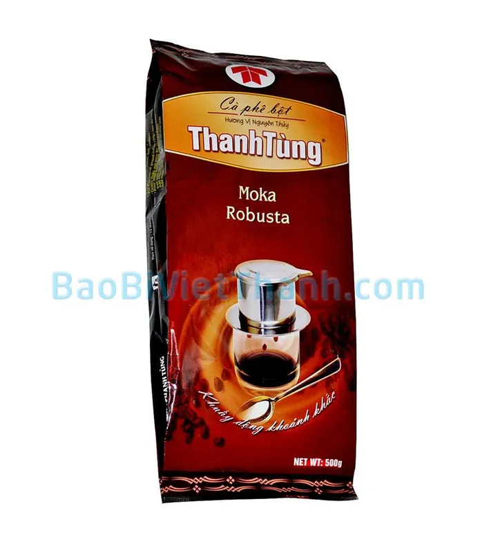 Sản phẩm bao bi cafe bot thanh tung — Công Ty TNHH Bao Bì Nhựa Việt Thành — MST 0304996488