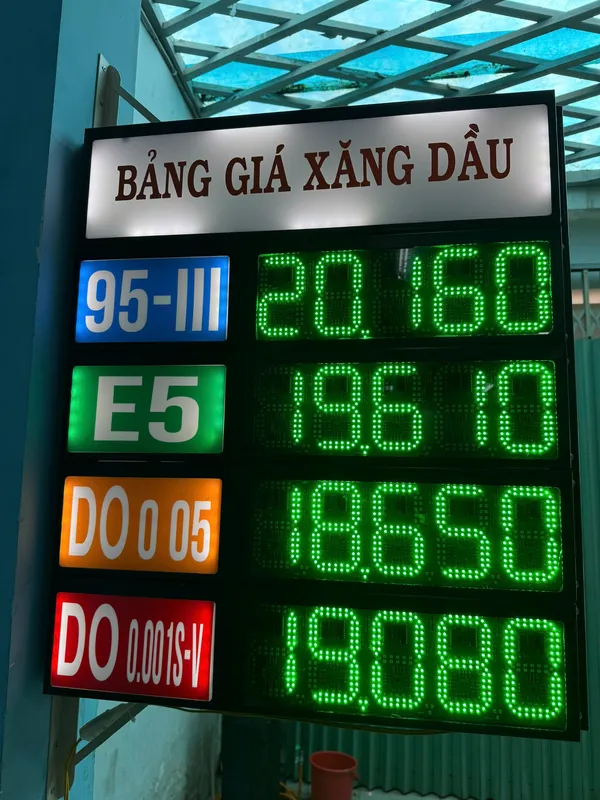 Sản phẩm Bang gia xang dau dien tu kpl 1 — Công Ty Cổ Phần Kỹ Phát Lộc (KPL) — MST 0305023315