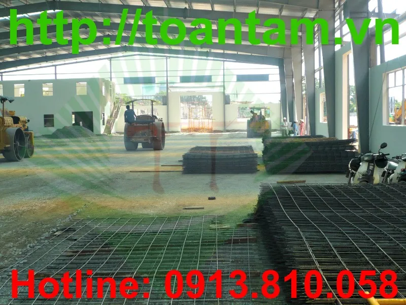 Sản phẩm luoi thep han do san be tong 4 — Công Ty TNHH Thép Xây Dựng Và Lưới Hàn Toàn Tâm — MST 0305105046