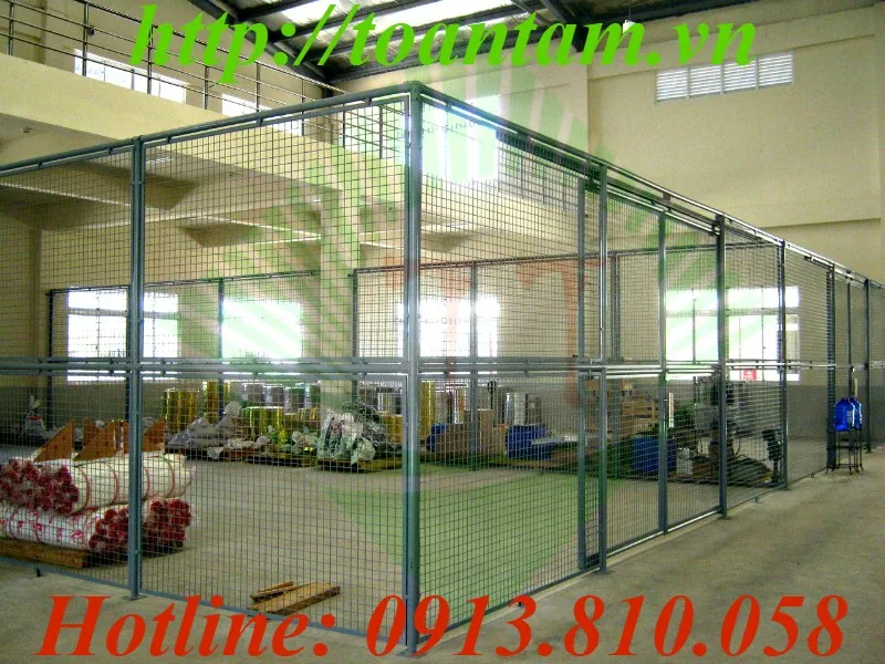 Sản phẩm khung kho vach ngan 4 — Công Ty TNHH Thép Xây Dựng Và Lưới Hàn Toàn Tâm — MST 0305105046