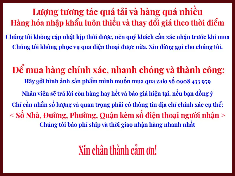 Sản phẩm thong bao — Công Ty TNHH Thương Mại Và Dịch Vụ Lâu Đài Pháp — MST 0305143845