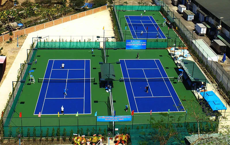 Sản phẩm thi cong san tennis 03 san tennis chung cu son ky ii — Công Ty TNHH Xây Dựng Thể Thao Anh Quí — MST 0305144736