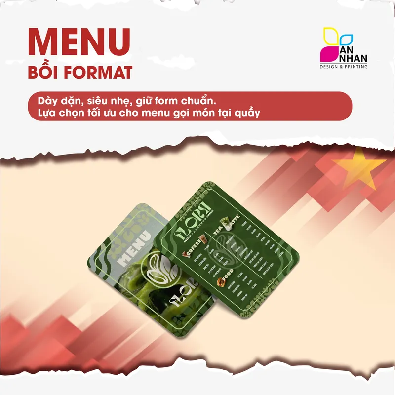 Sản phẩm NEWFLORAMENU 02 — In An Nhân - Công Ty Cổ Phần In An Nhân — MST 0305163418