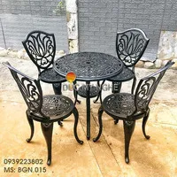 Sản phẩm ban ghe nhom duc ngoai troi gia re cafe gia dinh bgn015 9887j2 — Công Ty TNHH Đúc Mỹ Nghệ — MST 0305254383