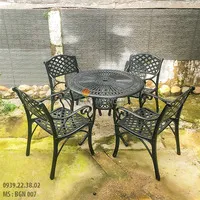 Sản phẩm ban ghe nhom duc ngoai troi san vuon nha hang bgn007 11413j2 — Công Ty TNHH Đúc Mỹ Nghệ — MST 0305254383