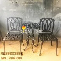 Sản phẩm bo ban ghe ban cong ngoai troi nhom duc gia re bgn001 6143j2 — Công Ty TNHH Đúc Mỹ Nghệ — MST 0305254383