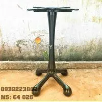 Sản phẩm chan ban 4 chan gang duc nha hang quan an cafe tra sua c4026 5702j2 — Công Ty TNHH Đúc Mỹ Nghệ — MST 0305254383