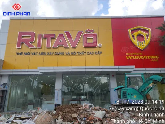 Sản phẩm bang hieu ritavo 05 533x400 — Công Ty TNHH Quảng Cáo Đinh Phan — MST 0305267199