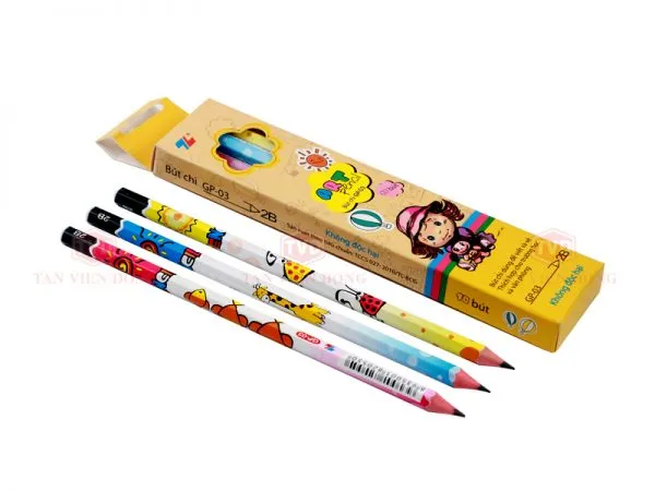 Sản phẩm Bút chì GP03 vanphongphamsieure.vn_ 600x450 — Văn Phòng Phẩm Tân Viễn Đông - Công Ty TNHH Thương Mại Và Dịch Vụ Văn Phòng Phẩm
Tân Viễn Đông — MST 0305271903