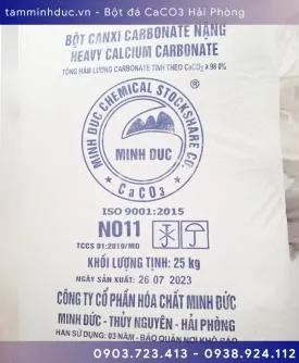 Sản phẩm n011 1729319093 — Bột CaCO3 Tâm Minh Đức - Công Ty TNHH Một Thành Viên Tâm Minh Đức — MST 0305457182