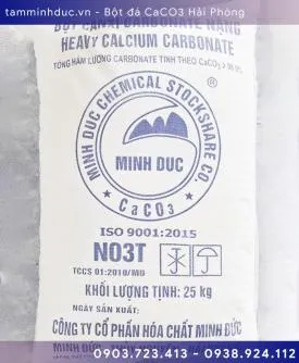 Sản phẩm n03t 1729318704 — Bột CaCO3 Tâm Minh Đức - Công Ty TNHH Một Thành Viên Tâm Minh Đức — MST 0305457182
