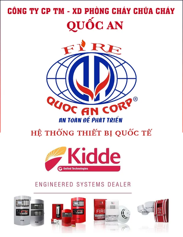 Sản phẩm kidde — PCCC Quốc An - Công Ty Cổ Phần Thương Mại Xây Dựng Phòng Cháy Chữa Cháy Quốc An — MST 0305469036