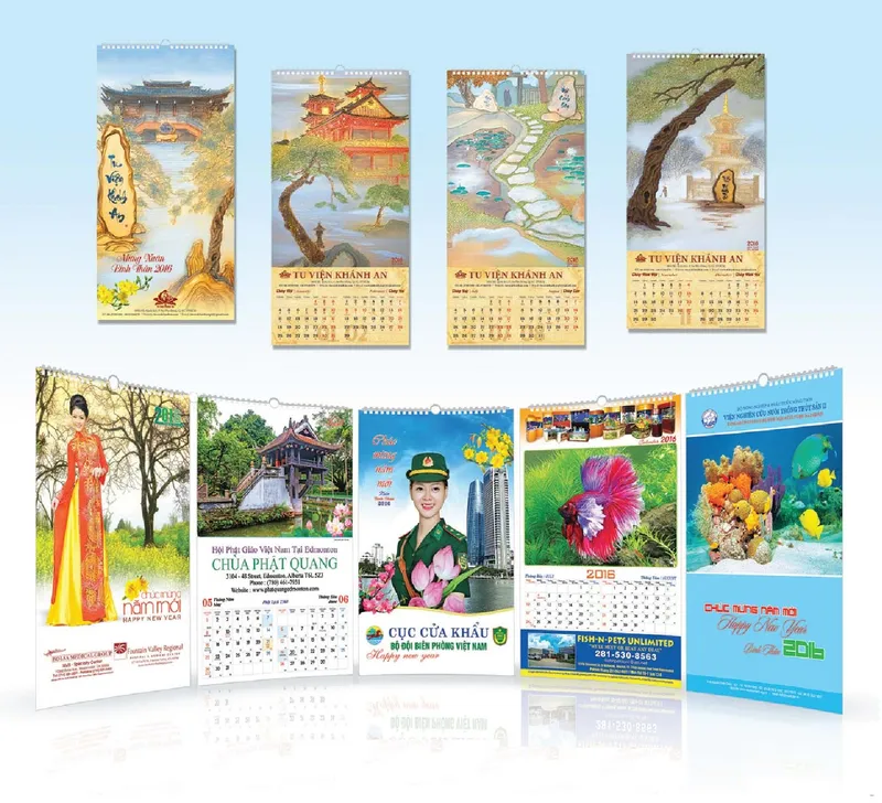 Sản phẩm lich doc quyen — Công Ty TNHH Quảng Cáo Và Truyền Thông Đại Dương — MST 0305474029