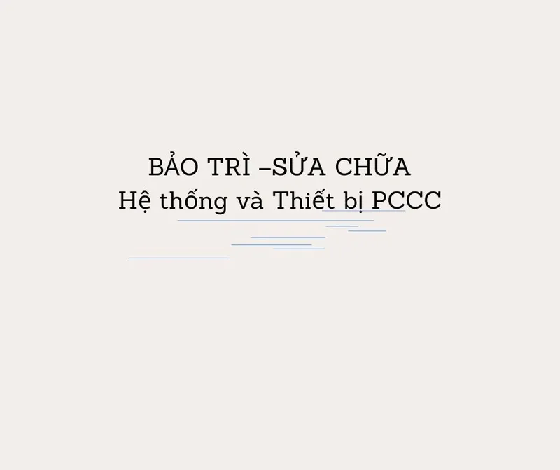 Sản phẩm bao tri — Công Ty TNHH Thương Mại Và Kỹ Thuật Phòng Cháy Chữa Cháy Phúc Thịnh — MST 0305500737